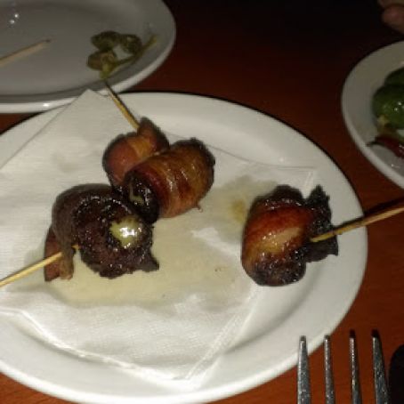 Bacon Wrapped Blue Cheese Stuffed Dates