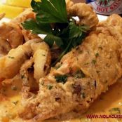 Fried Soft-Shell Crab with Creole Choron Sauce