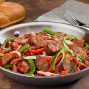 Italian Sausage, Onions & Peppers Skillet