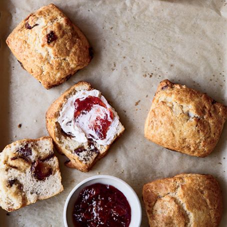 Date Scones with Fleur de Sel Whipped Butter
