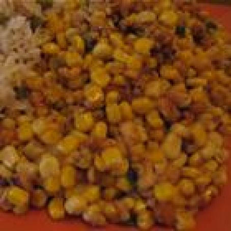 Sweet Corn Subji with Paneer and Cashew Nuts