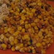Sweet Corn Subji with Paneer and Cashew Nuts