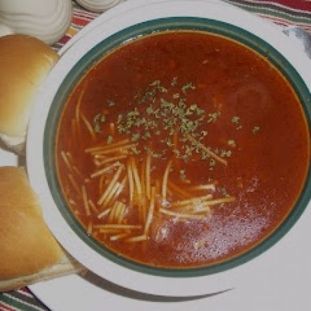 Fideo Soup (Mexican Noodle Soup)