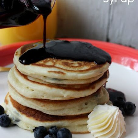 Blueberry Syrup-Homemade