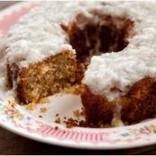Grandma Yearwood's Coconut Cake with Coconut Lemon Glaze