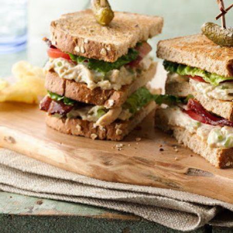 Chicken Salad Club Sandwich Stackers