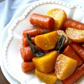 Roasted Beets and Carrots with Sage