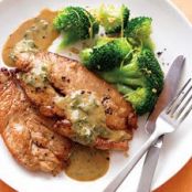 Pan-Seared Turkey Cutlets with Wine Sauce