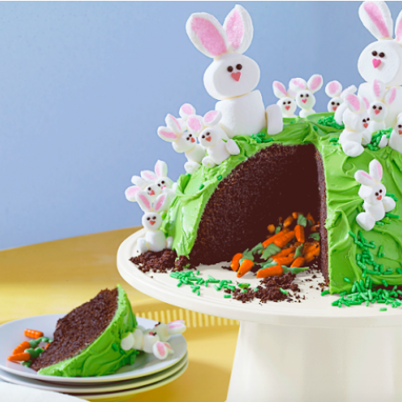 Candy-Filled Easter Cake
