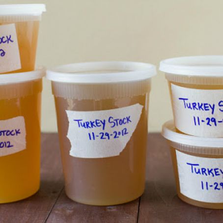 Homemade Turkey Stock