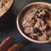 Lamb Stew with Sherry and Mushrooms