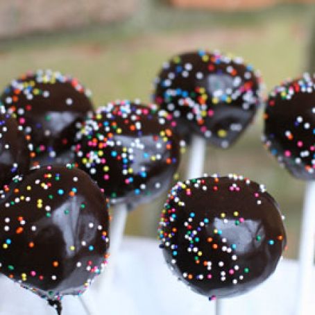 Dark Chocolate Cake Pops