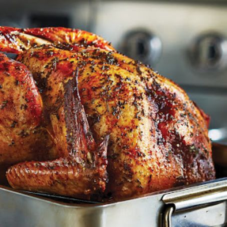 Apple Cider Brined Barbecued Turkey