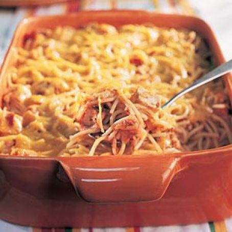 Cheesey Chicken Spaghetti