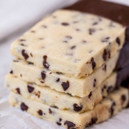 Chocolate Chip Shortbread Cookies