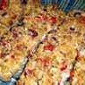 Salmon with Breadcrumb, Olive and Sun-Dried Tomato Crust