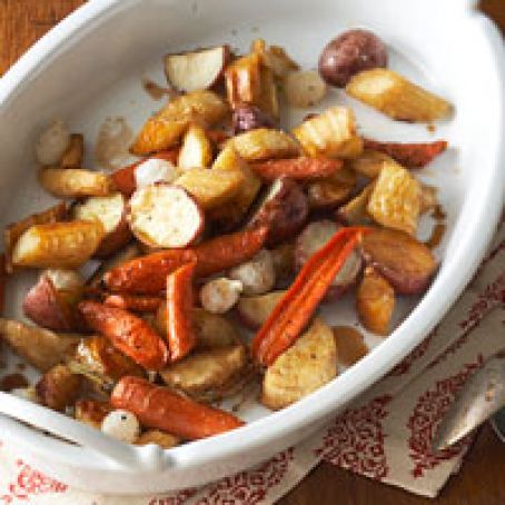 Balsamic Root Vegetables