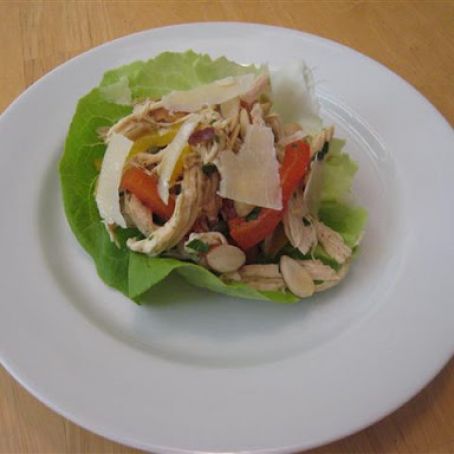 Chicken Salad (Italian) in Lettuce Cups