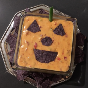 Halloween Jack-O-Lantern Queso