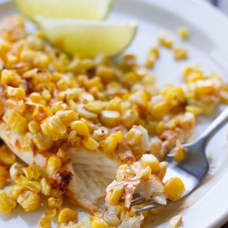 Tilapia with Roasted Corn