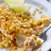 Tilapia with Roasted Corn