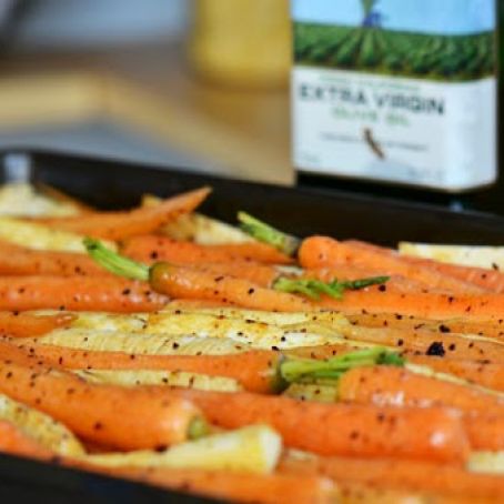 Spiced Roasted Parsnips and Carrots