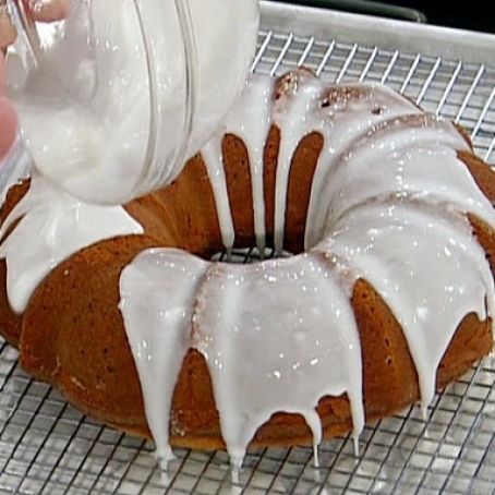 Honey Spice Cake with Rum Glaze