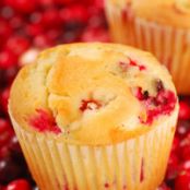 Applesauce Cranberry Muffins