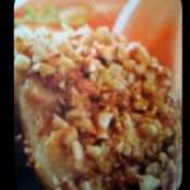 Pescado con costra de almendras