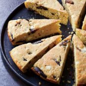 Skillet Corn Bread with Figs, Feta and Rosemary
