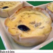 TARTALETA DE RICOTA Y ROQUEFORT