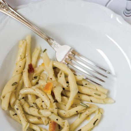 Pasta with Rosemary and Orange Marmalade