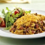 Cheddar Macaroni Beef Casserole