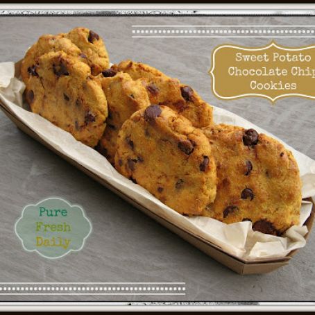 Sweet Potato Chocolate Chip Cookies