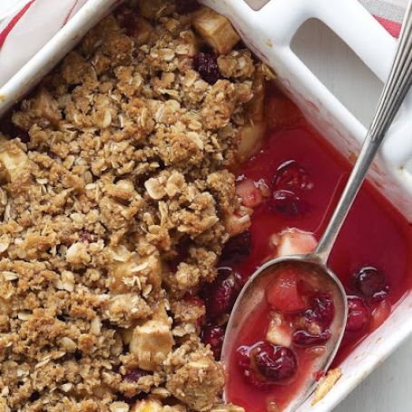 Emeril's Apple and Cranberry Crisp