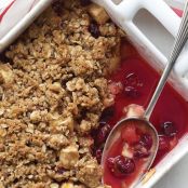 Emeril's Apple and Cranberry Crisp