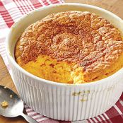 Puffed Cheddar-Rice Casserole