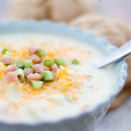 Creamy potato and ham soup - I Heart Nap Time