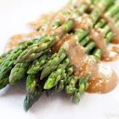 Spring Asparagus with Mimosa-Style Dressing
