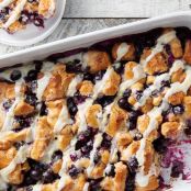 Blueberry Cinnamon Roll Bake