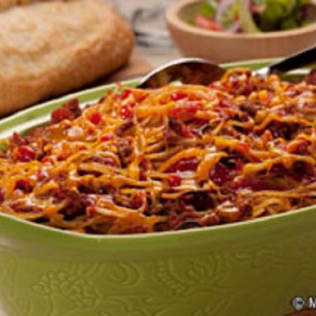 Layered Spaghetti Casserole