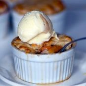 Bourbon Peach Cobbler