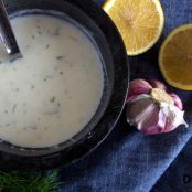 Lemon Tahini Salad Dressing