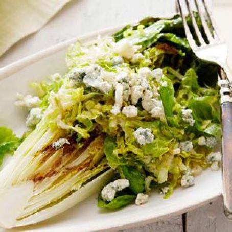 Grilled Romaine Salad with Blue Cheese