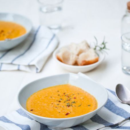 Curried Coconut Carrot Soup