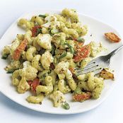 Cavatappi with Cilantro-Pistachio Pesto