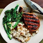 Smokey Pan-Grilled Pork Chops