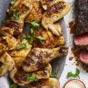 Grilled Chicken with White BBQ Sauce