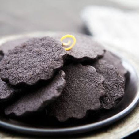 Chocolate Orange Shortbread Cookies