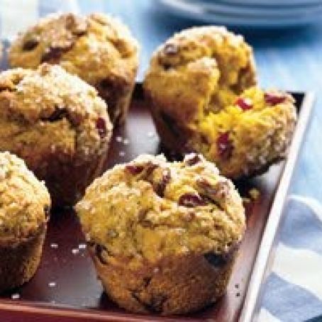Pumpkin-Cranberry Muffins